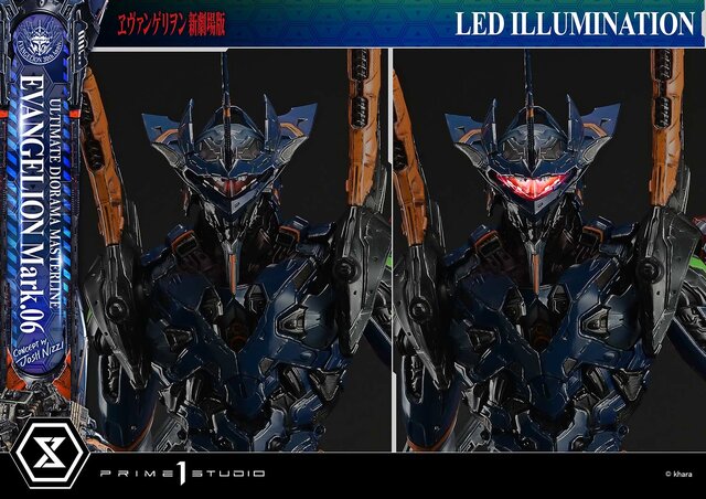 より神々しく、よりメカニカルに…「エヴァンゲリオン Mark.06」超高額スタチューが予約開始！カシウスの槍や、頭部装甲を解除した差し替えパーツも付属