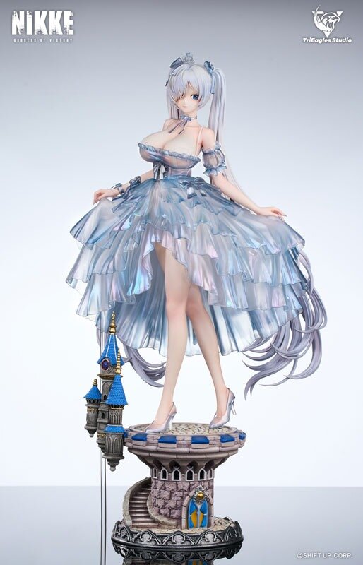 12万円超えの大迫力太もも！『勝利の女神：NIKKE』よりシンデレラが「ガラスのプリンセス」姿で1/4スケールスタチュー化