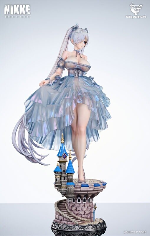 12万円超えの大迫力太もも！『勝利の女神：NIKKE』よりシンデレラが「ガラスのプリンセス」姿で1/4スケールスタチュー化