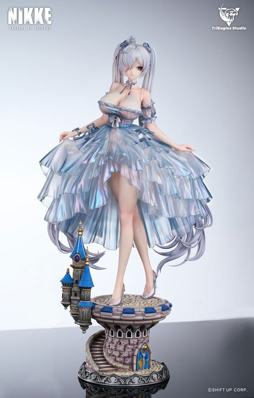 12万円超えの大迫力太もも！『勝利の女神：NIKKE』よりシンデレラが「ガラスのプリンセス」姿で1/4スケールスタチュー化