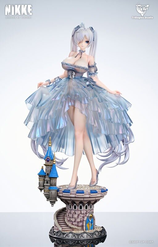12万円超えの大迫力太もも！『勝利の女神：NIKKE』よりシンデレラが「ガラスのプリンセス」姿で1/4スケールスタチュー化