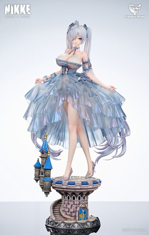 12万円超えの大迫力太もも！『勝利の女神：NIKKE』よりシンデレラが「ガラスのプリンセス」姿で1/4スケールスタチュー化