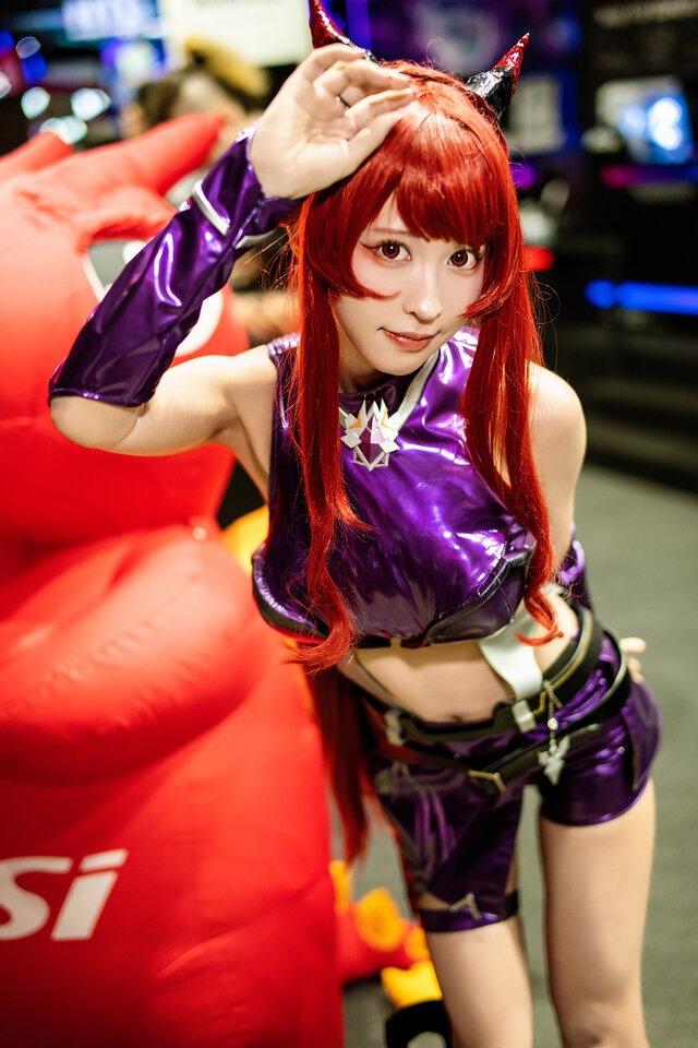 MSIオリジナルキャラクター 魔龍姫「 NIA 」／猫田あしゅ（X：@Nekota_Ashu）