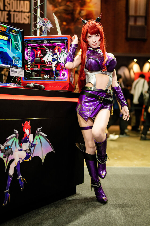 MSIオリジナルキャラクター 魔龍姫「 NIA 」／猫田あしゅ（X：@Nekota_Ashu）