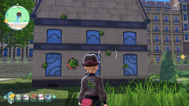 『ポケモンレジェンズZ-A』では虫ポケモンたちが“密集”する―木に群がるコクーン、壁に張りつくイトマルたちにゾクリ