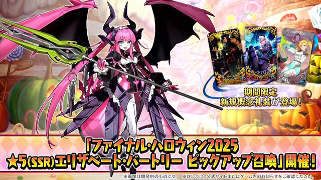『FGO』★5エリちゃん、ついに参戦！配布の「★4 終わりのエリザベート」も含めた2騎の新規サーヴァント発表
