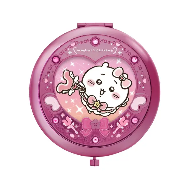 「まじかるちいかわ」おすわりぬいぐるみが超デカい！魔法少女が持ってそうなコンパクトミラーと共に受注販売実施