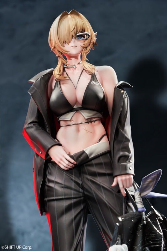 知的なスーツと肉体のギャップが美しい…『勝利の女神：NIKKE』より「グレイブ」がコスチューム“ビューティフル・ユー”姿で立体化