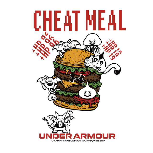 スライムたちも強くなりたい！『ドラクエ』×「アンダーアーマー」コラボとして、オリジナルイラストを使用した4アイテムがラインナップ