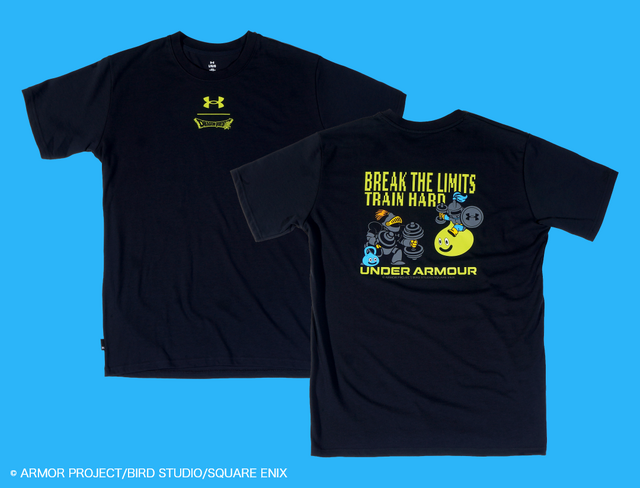 スライムたちも強くなりたい！『ドラクエ』×「アンダーアーマー」コラボとして、オリジナルイラストを使用した4アイテムがラインナップ