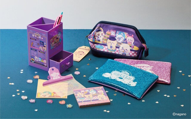 「ちいかわ」たちが80年代ポップなデザインに！アメリカンダイナーで楽しく食事する姿を描いた「ステーショナリートータル第13弾」が可愛い