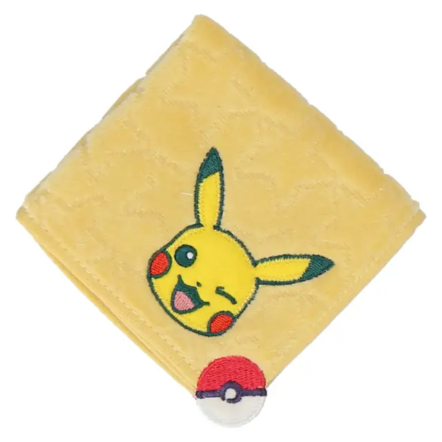 ピカチュウ、イーブイなどが可愛くデザイン！『ポケモン』新作ハンカチが販売中―アップリケ刺繡のタオルハンカチも