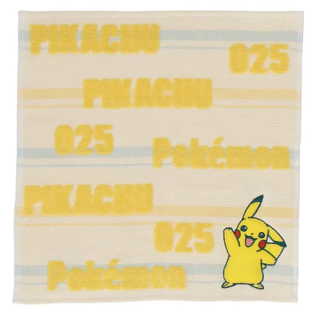 ピカチュウ、イーブイなどが可愛くデザイン！『ポケモン』新作ハンカチが販売中―アップリケ刺繡のタオルハンカチも