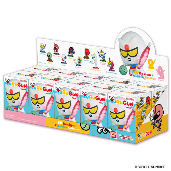 「ガンダム」MS全12種がユルい、かわいい新デザインでフィギュア化！「YURUGUN wave1」シュールなコメント入りミニカード付き