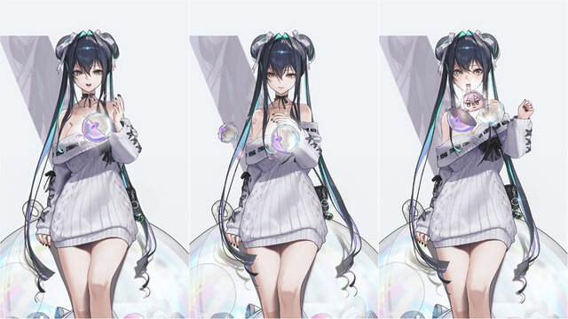 『勝利の女神：NIKKE』刺激的な「ナユタ」の衣装に、可憐過ぎる「リバーレリオ」も！ 3周年の新ニケ＆新コスは魅力が溢れすぎ【フォトレポ】