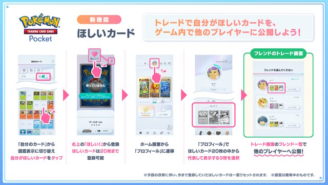 ちゃんと登録してる？『ポケポケ』で「ほしいカード」を抽選でプレゼントするキャンペーン開催―設定方法を今一度確認