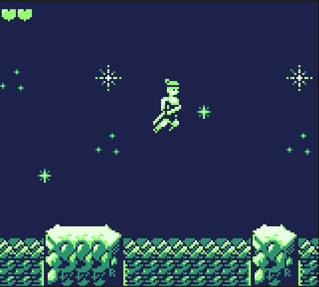 ゲームボーイ向け新作アクションゲーム『Maiden of the Dark』クラファン開始！