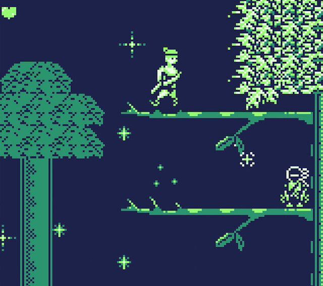 ゲームボーイ向け新作アクションゲーム『Maiden of the Dark』クラファン開始！