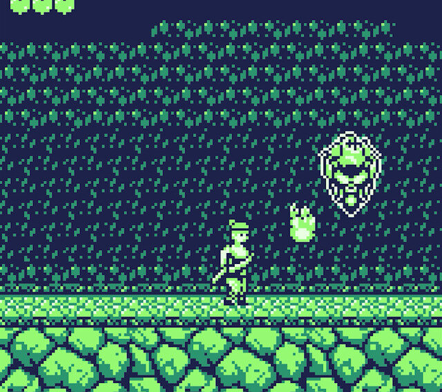 ゲームボーイ向け新作アクションゲーム『Maiden of the Dark』クラファン開始！