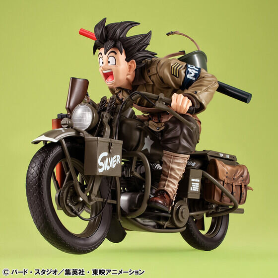 特殊装備のバイクで疾走する「孫悟空」！「ドラゴンボール」印象的なイラストを元に、各部ディテールを徹底再現