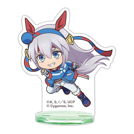 ミニキャラのウマ娘たちが全力疾走で可愛い！「ウマ娘 シングレ」の描き起こしアクスタ全15種が、ガシャポンにて11月第3週より発売