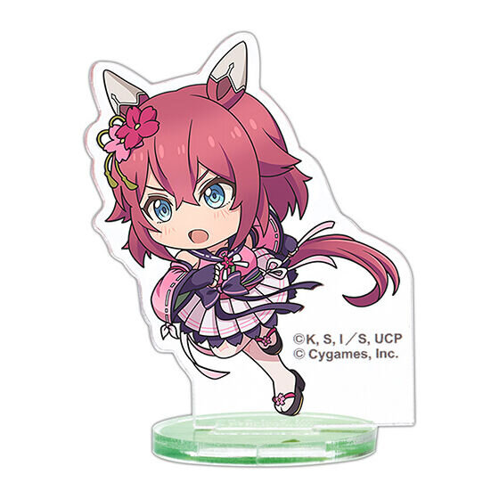 ミニキャラのウマ娘たちが全力疾走で可愛い！「ウマ娘 シングレ」の描き起こしアクスタ全15種が、ガシャポンにて11月第3週より発売