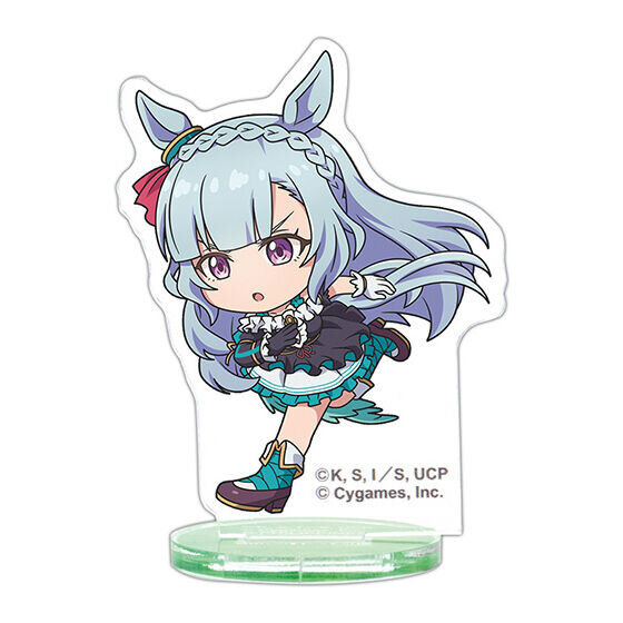 ミニキャラのウマ娘たちが全力疾走で可愛い！「ウマ娘 シングレ」の描き起こしアクスタ全15種が、ガシャポンにて11月第3週より発売