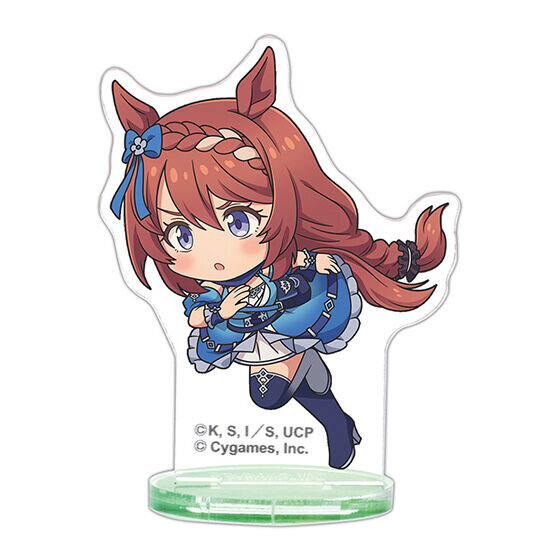 ミニキャラのウマ娘たちが全力疾走で可愛い！「ウマ娘 シングレ」の描き起こしアクスタ全15種が、ガシャポンにて11月第3週より発売