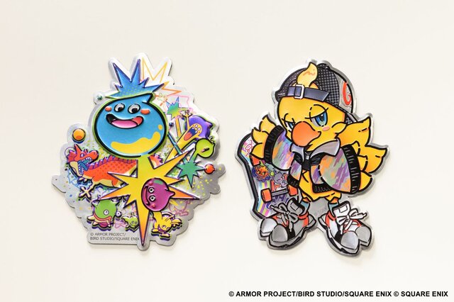 カラフルでスタイッシュ！スクエニ公式ショップで渋谷をイメージした“スライム&チョコボ”アルミマグネットが発売