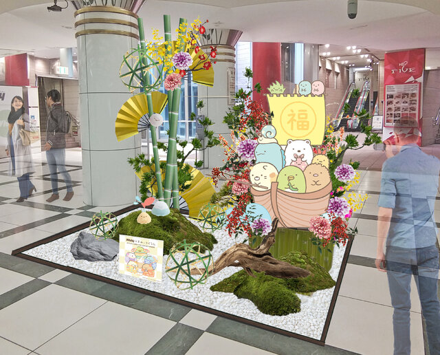 冬コーデのすみっコたちが大集合！「すみっコぐらし」×「ホワイティうめだ」の夢のコラボがふたたび実施