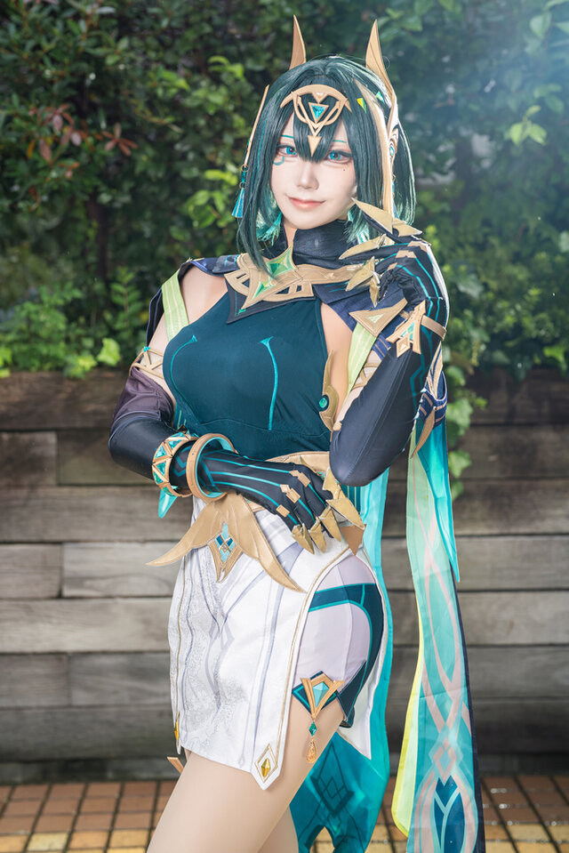 ネフェル『原神』／月城 める（X：@meru_cos_2205）