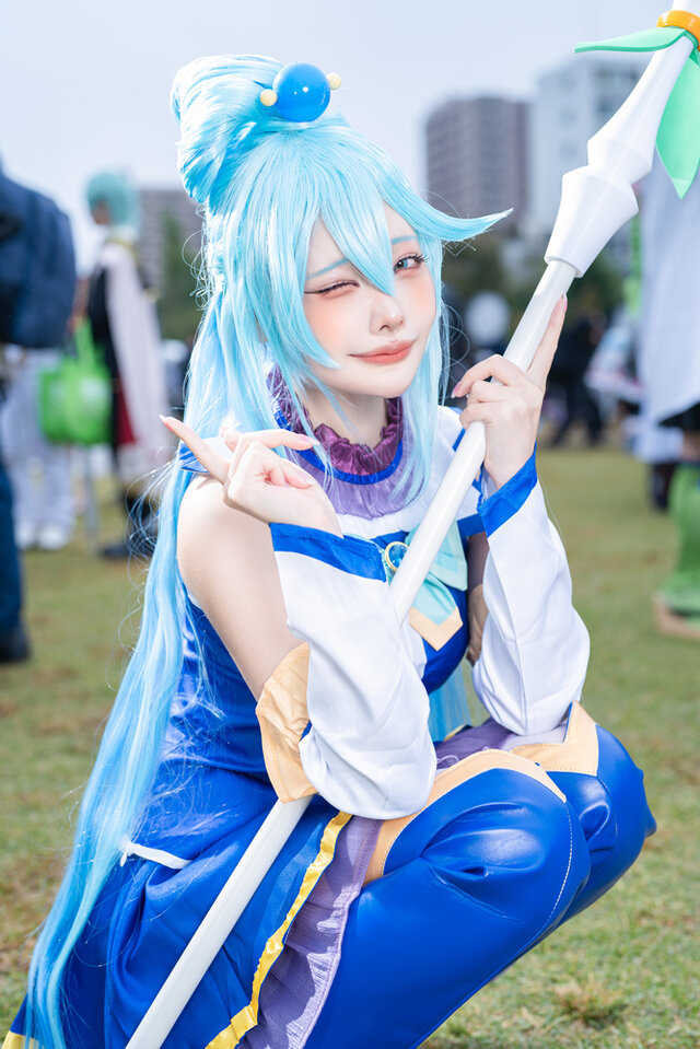 アクア「この素晴らしい世界に祝福を！」／水羽えと（X：@Etocha_cos）