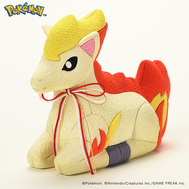 『ポケモン』ポニータを伝統工芸の技で表現！お正月飾りや通年のインテリアとして楽しめる江戸木目込人形として販売