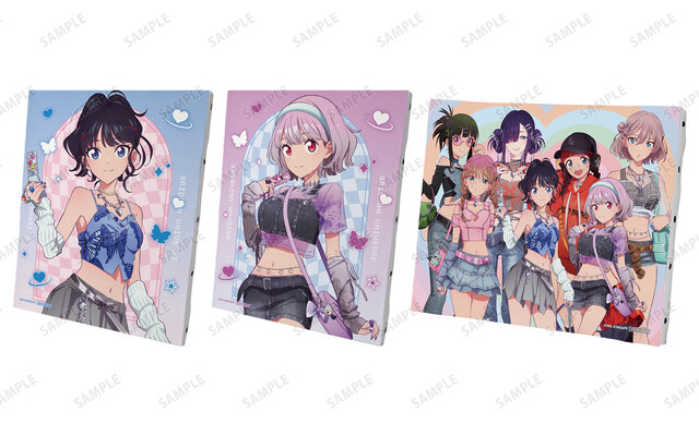 宝多六花ら7名の“Y2K”ファッション新規描き下ろしイラスト！「グリッドマンユニバース」POP UP SHOP開催