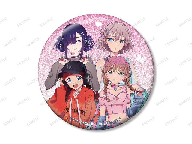 宝多六花ら7名の“Y2K”ファッション新規描き下ろしイラスト！「グリッドマンユニバース」POP UP SHOP開催