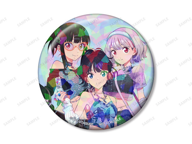 宝多六花ら7名の“Y2K”ファッション新規描き下ろしイラスト！「グリッドマンユニバース」POP UP SHOP開催