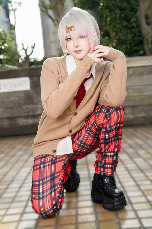 しい（椎名唯華男体化）「にじさんじ」／あをみあお（X：@cos_aaaao）