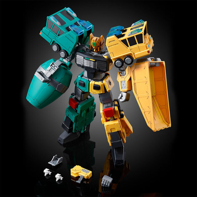 勇者王ガオガイガーより「撃龍神」がHGプラモ化!風龍・雷龍はロボットからビークルモードにも変形可能