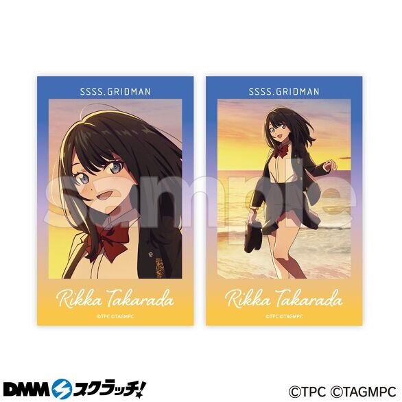 六花、アカネの“冬制服 ”！「SSSS.GRIDMAN」新規描き下ろしイラストを使用したオンラインスクラッチが販売中