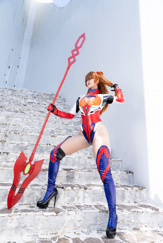 アスカ（山下しゅんやver.）「エヴァンゲリオン」／ぐりこ（X：@Glico_happy）