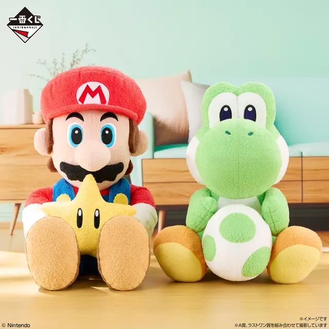 『スーパーマリオ』新作一番くじがバラエティ豊か！A賞はおなじみのセリフや無敵音が流れる「マリオのおしゃべりぬいぐるみ」