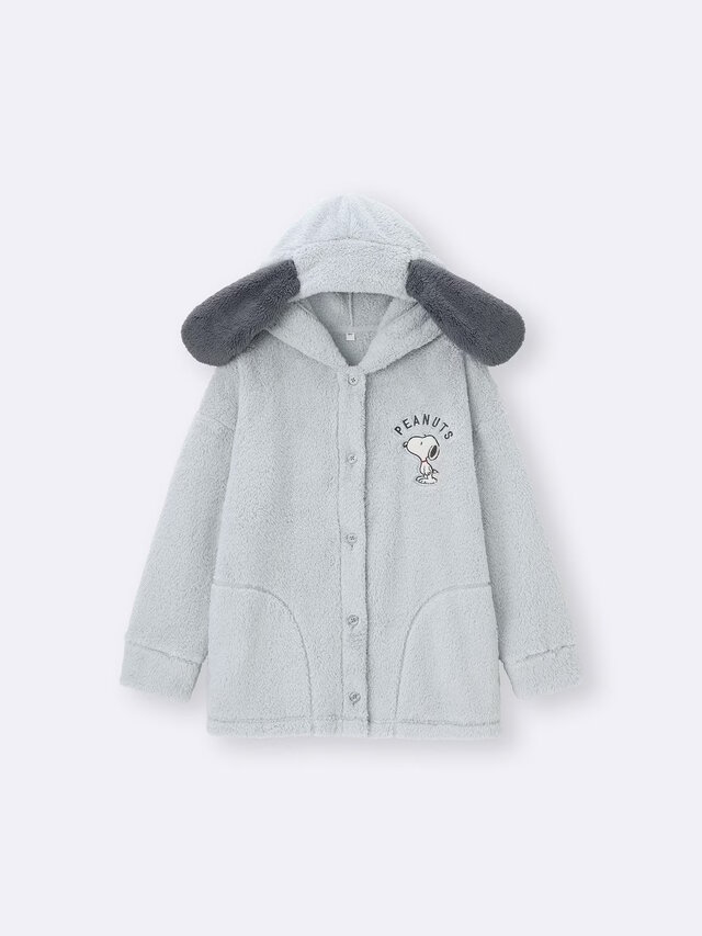 GUから「スヌーピー」のコラボコレクション登場！耳が付いたマシュマロフィールパーカなど、ラウンジウェア全10種を展開