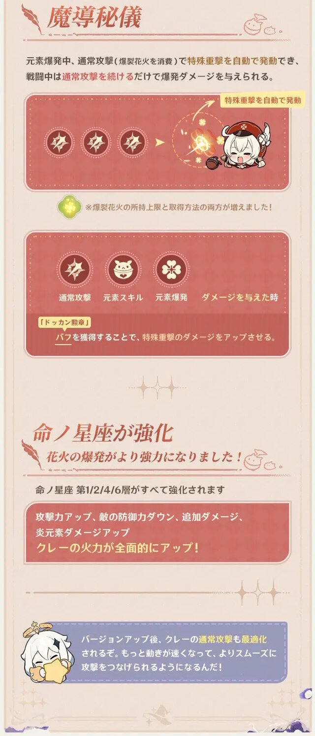 『原神』ウェンティ、モナたち7人の強化内容が判明―★5キャラは“凸効果”も4層全てパワーアップ