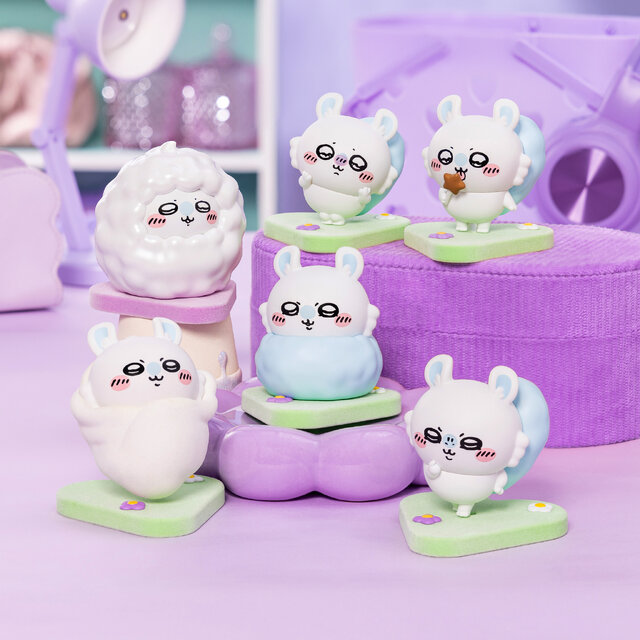 ちいかわより「うさぎだらけ」「モモンガだらけ」フィギュアが受注販売！「垂れ耳」「ぶりっこ」など各6種の印象的なシーンを再現