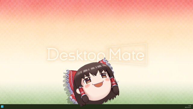 『Desktop Mate』DLCで「東方Project」より上坂すみれさんボイスの「博麗霊夢」が12月3日配信！まさかの「ゆっくり霊夢」も同時リリース