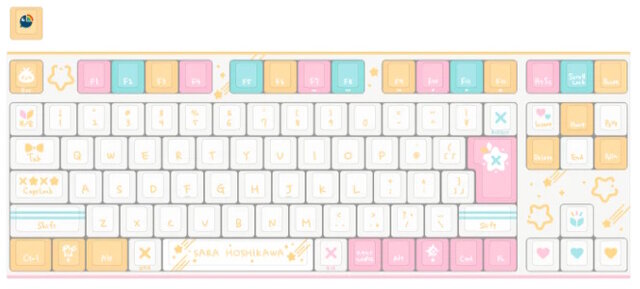 コラボキーボード：星川サラ
