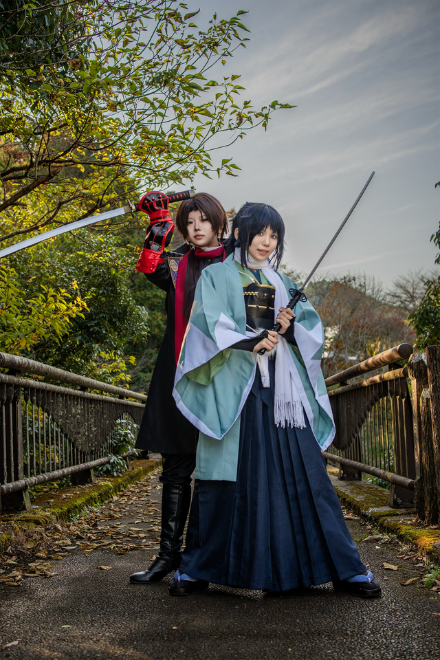 大和守安定／れん（X：@SaK1636）、加州清光／いすず（X：@1su_zu）