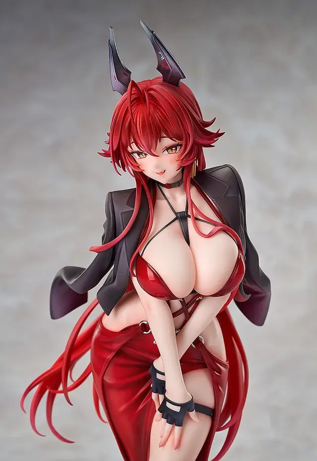 ジャケットを脱ぐとセクシーな背中が露わに…!『勝利の女神:NIKKE』より「レッドフード」フィギュアが予約受付開始