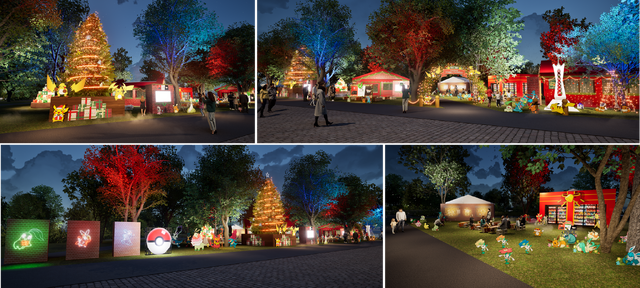 ピカチュウら、でんきタイプがお出迎え！「横浜赤レンガ倉庫」の『ポケモン』ブースが見所満載ーミアレシティをイメージした装飾も素敵