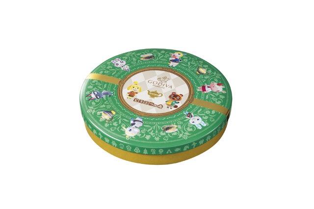 『どうぶつの森』×「ゴディバ」2026年バレンタイン限定コレクション！“ティーパーティー”をコンセプトに、キャラチョコ入りの缶とグッズセットなど展開